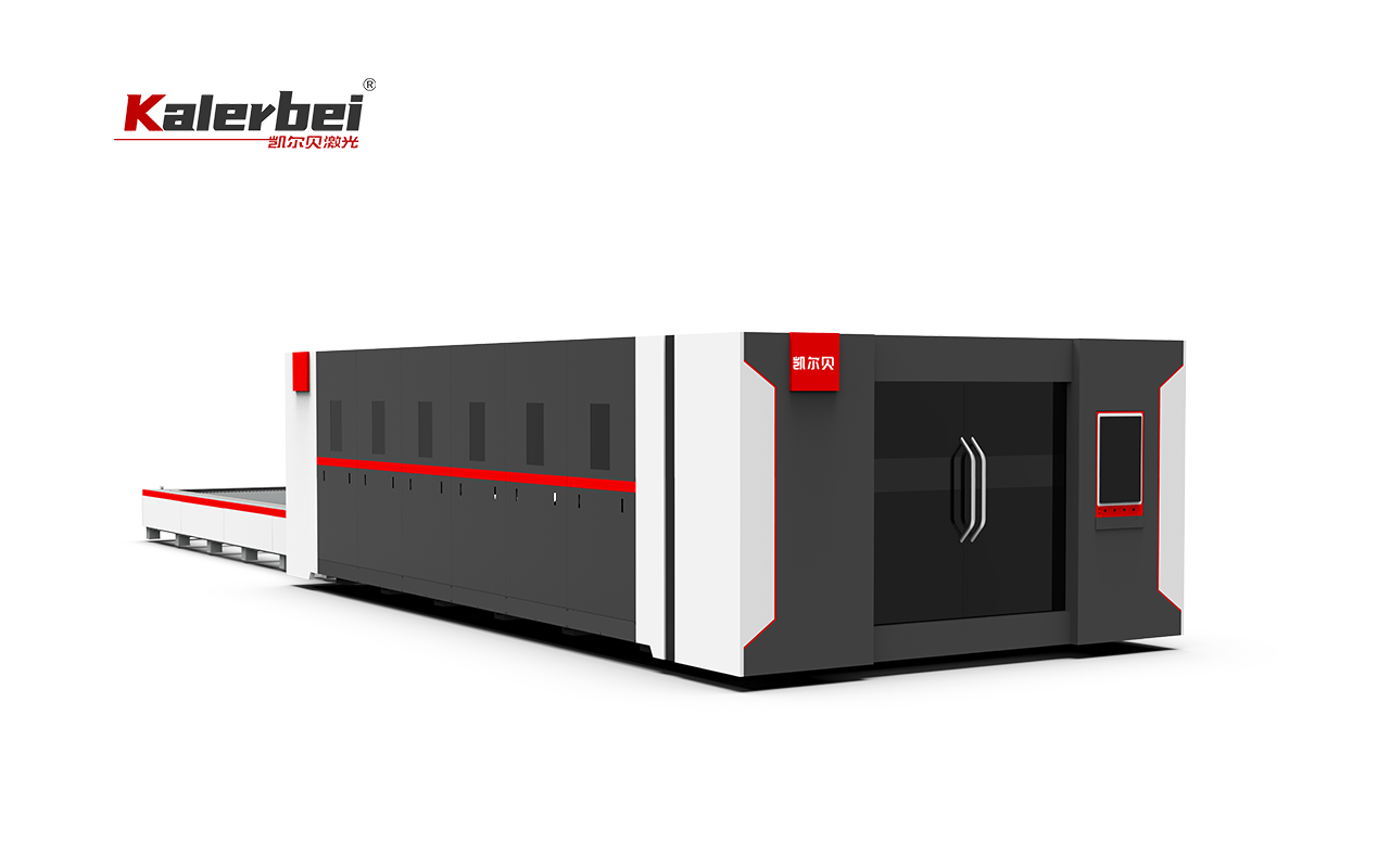 High Cutting Efficiency Closed Fiber Laser Cutting Machine with Exchange Platform 