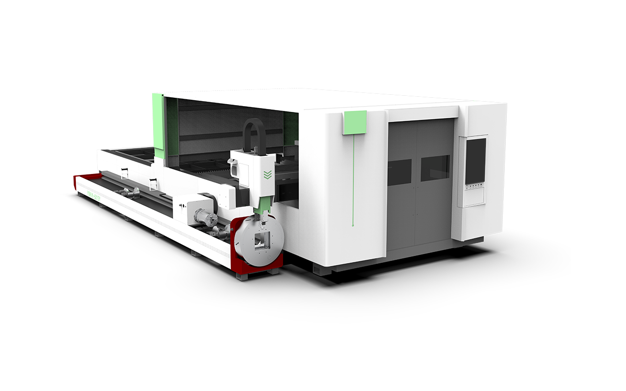  3015 3000w 6000w Full Closed with Exchange Working Table Raycus Fiber Laser Sheet Cutting Machine