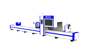 Three Chucks Fiber Laser Pipe And Tube Cutting Machine With Zero Waste Material Manufacturer and Exporter With Competitive Price 