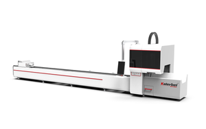 Two Chucks 6016 6035 Universal Fiber Laser Pipe Cutting Machine For Round Pipe Square Tube Beam Angle Steel Channel Steel Cutting 