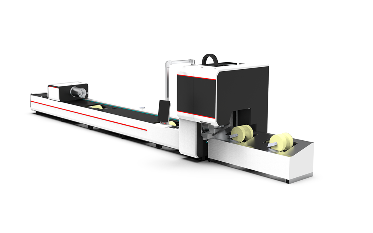 Low Cost Mild Steel Pipe Tube Fiber Laser Pipe Cutting Machine Manufacturer 