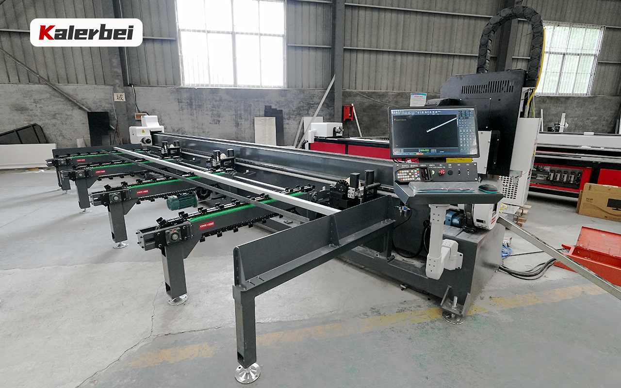 6024 semi-automatic feeding side hanging multifunctional laser pipe cutting machine