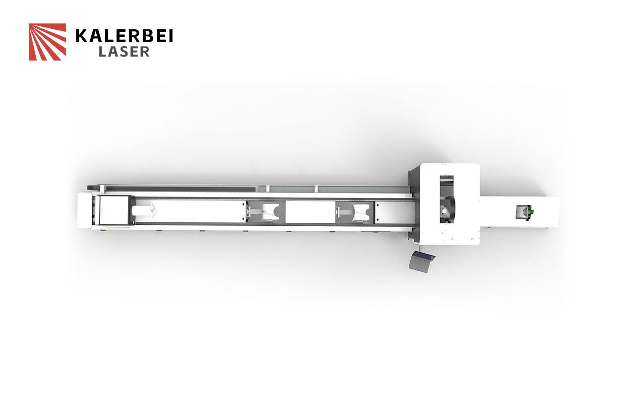 Two Chucks 6016 6035 Universal Fiber Laser Pipe Cutting Machine For Round Pipe Square Tube Beam Angle Steel Channel Steel Cutting 