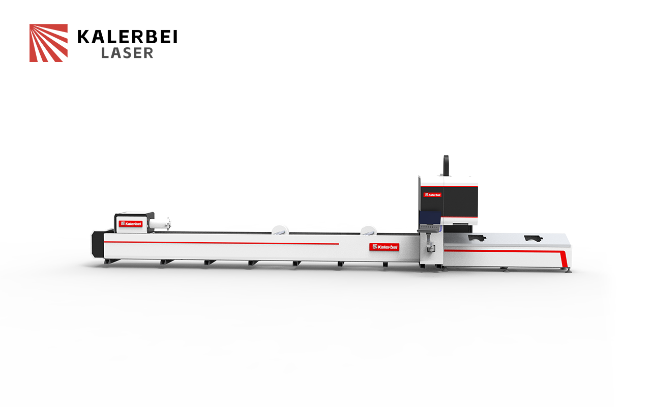 Two Chucks 6016 6035 Universal Fiber Laser Pipe Cutting Machine For Round Pipe Square Tube Beam Angle Steel Channel Steel Cutting 