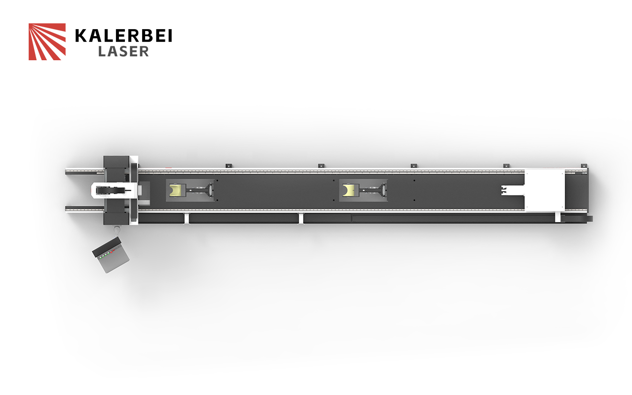 6012 pneumatic square laser pipe cutting machine
