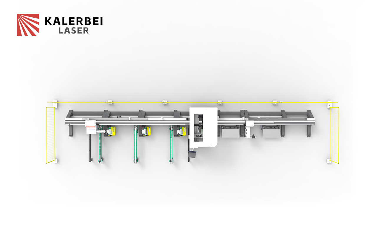 6035SC Side-mounted Three-chuck Laser Tube Cutting Machine