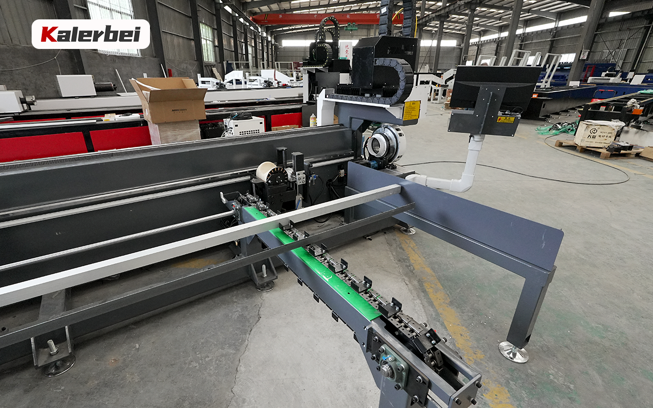 6024 semi-automatic feeding side hanging multifunctional laser pipe cutting machine