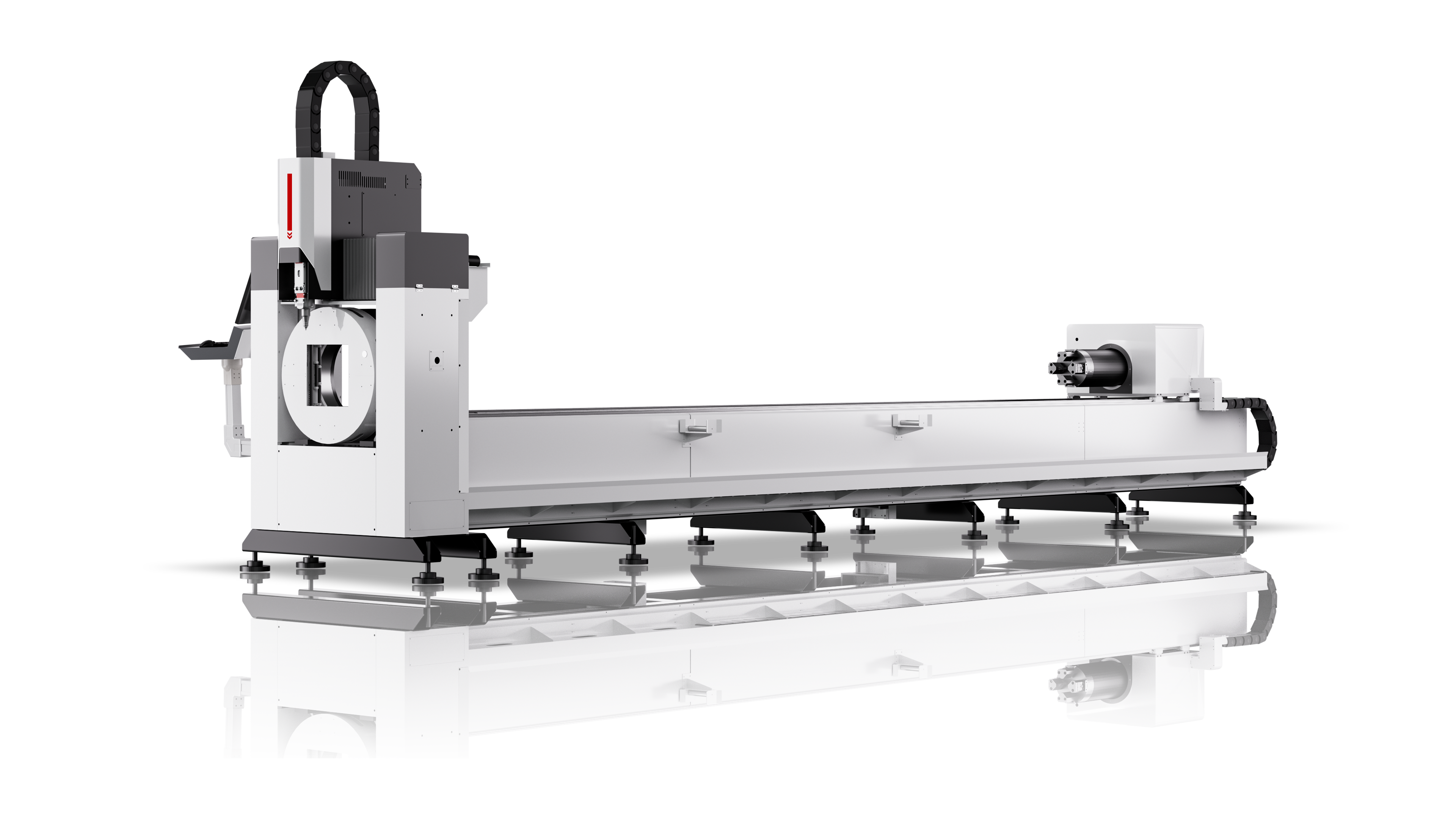 6024 6028 6035 6045 JY Series Universal Laser Pipe Cutting Machine 