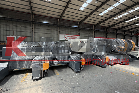 Container Laser Cutter Heavy-Duty Laser Pipe Cutting Machine 40 OT Container Exported To UK ...